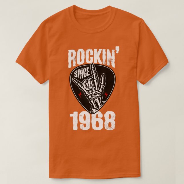 Rockin since 1968 T-Shirt (Design Front)