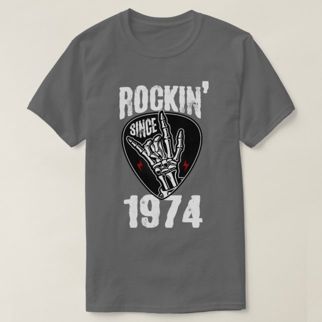 Rockin since 1974 T-Shirt (Design Front)