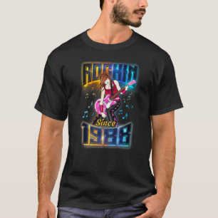 Rockin Since 1988 Rock Music  34th Birthday T-Shirt