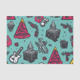 Rockin' Skull Tissue Paper