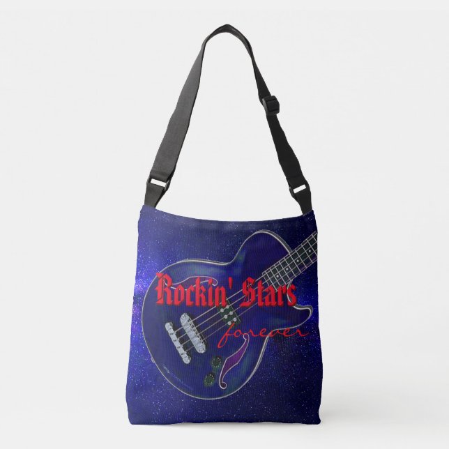 Rockin' Stars- Music Theme Customizable Tote (Front)