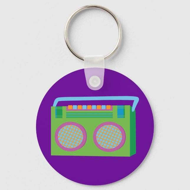 Rockin' Stereo Keychain (Front)