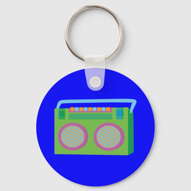 Rockin' Stereo Keychain (Front)