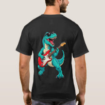 Rockin’ T-Rex – Cool Dinosaur Guitarist Hoodie