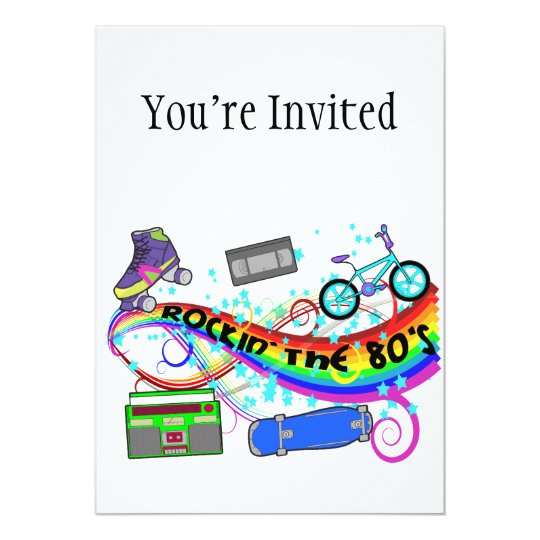Rockin The 80s Card