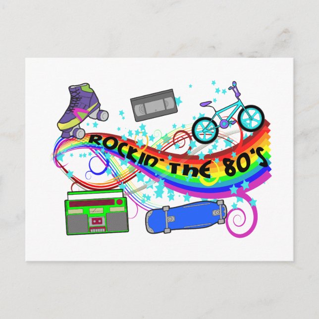 Rockin' The 80's Postcard (Front)