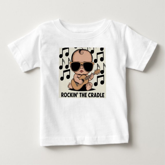 Rockin' the Cradle Baby Tshirt (Front)
