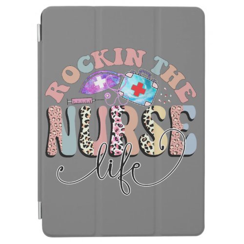 Rockin The Nurse Life Nurses and Nursing Students iPad Air Cover