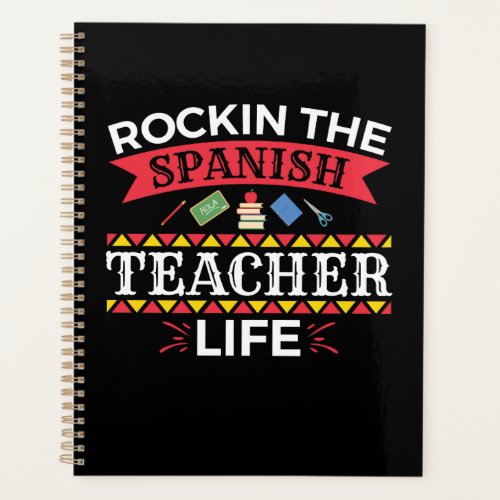 Rockin the Spanish Teacher Life Planner