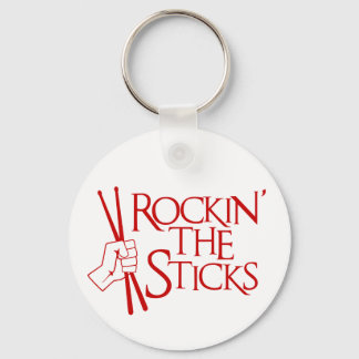 ROCKIN’ THE STICKS KEYCHAIN