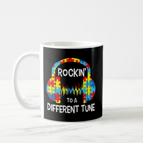 Rockin To A Different Tune Autistic Awareness Coffee Mug
