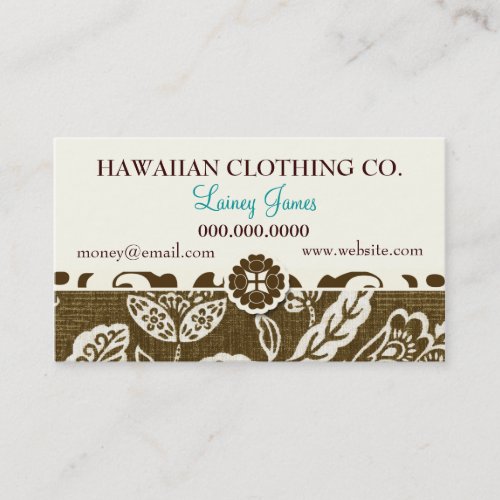 ROCKIN' VINTAGE HAWAII BUSINESS CARD