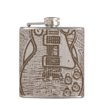 Rockin&#39; With Class Electric Guitar Flask at Zazzle