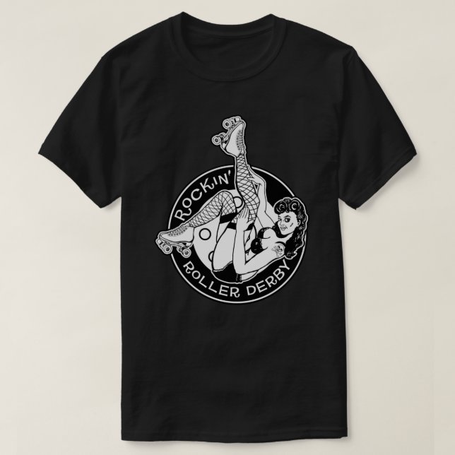 Rockin&x27; Roller Derby Essential T-Shirt (Design Front)
