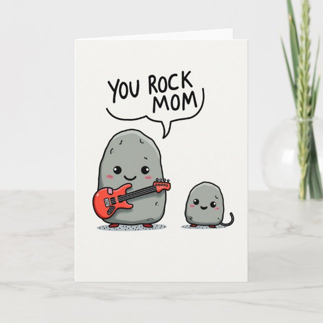 Rockin You Mom Celebration Card (Front)