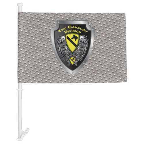 Rocking 1st Cavalry Division Car Flag
