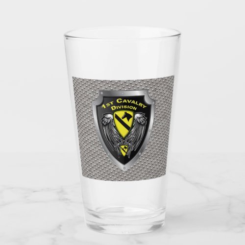 Rocking 1st Cavalry Division Glass