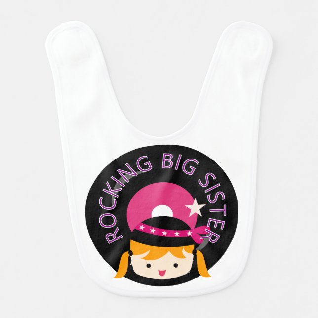 Rocking Big Sister Bib (Front)