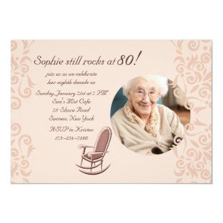 Elderly Invitations & Announcements | Zazzle