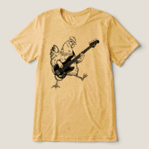 Rocking Chicken Bassist Electric Guitar Player