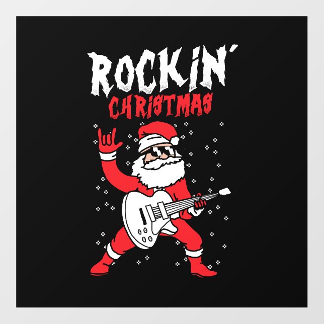 rocking christmas gift floor decals (Front)