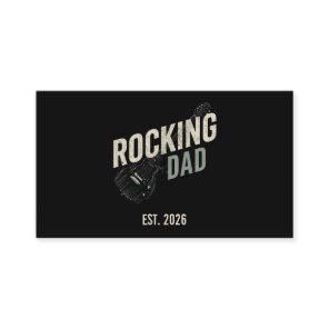 Rocking Dad Vintage Guitar Business Card