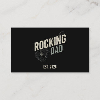 Rocking Dad Vintage Guitar Business Card