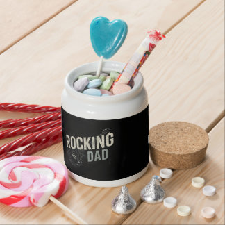 Rocking Dad Vintage Guitar Coffee Mug-Custom Candy Jar