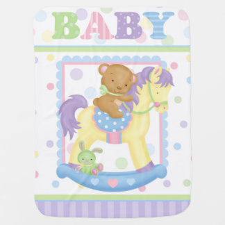 Rocking Horse Baby Blanket