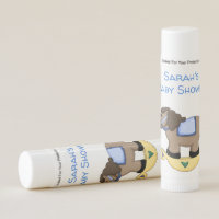 Rocking Horse Baby Boy Shower Favor Lip Balm