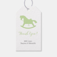 Rocking Horse Baby Shower Personalized Gift Tags