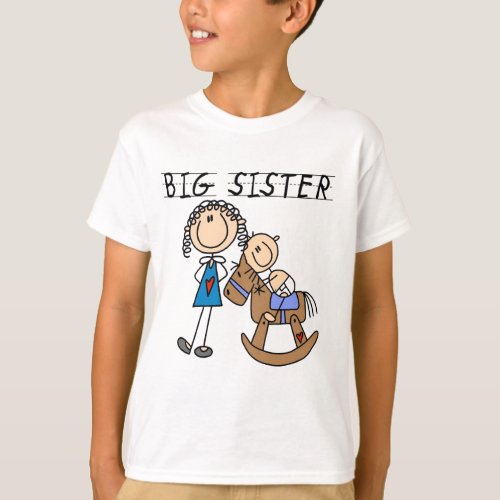 Rocking Horse Big Sister T_shirts and Gifts