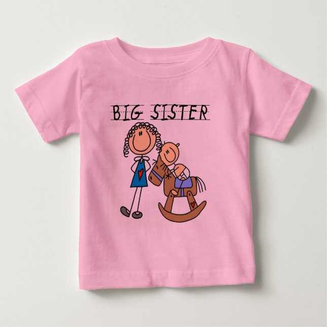 Rocking Horse Big Sister T-shirts and Gifts (Front)