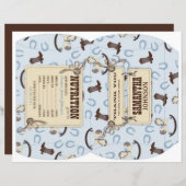 Rocking Horse Boy Puff Box Template B2 (Front/Back)