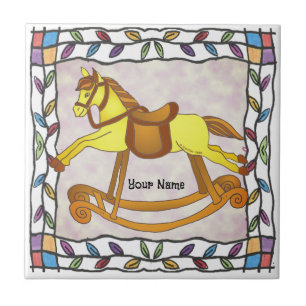 Rocking Horse Ceramic Tile