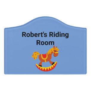 Rocking Horse Crest Sign
