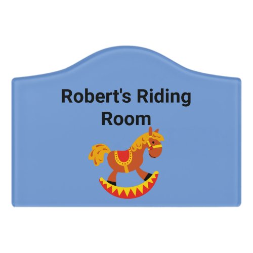 Rocking Horse Crest Sign