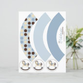 Rocking Horse Cupcake Wrapper (Standing Front)