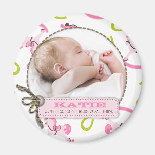 Rocking Horse Girl Magnet R