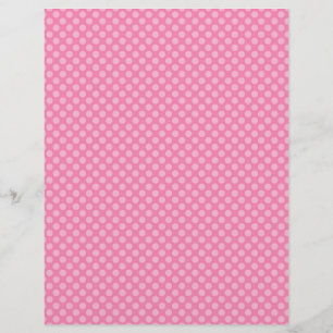 Rocking Horse Girl Scrapbook Paper BRT PNK DOT