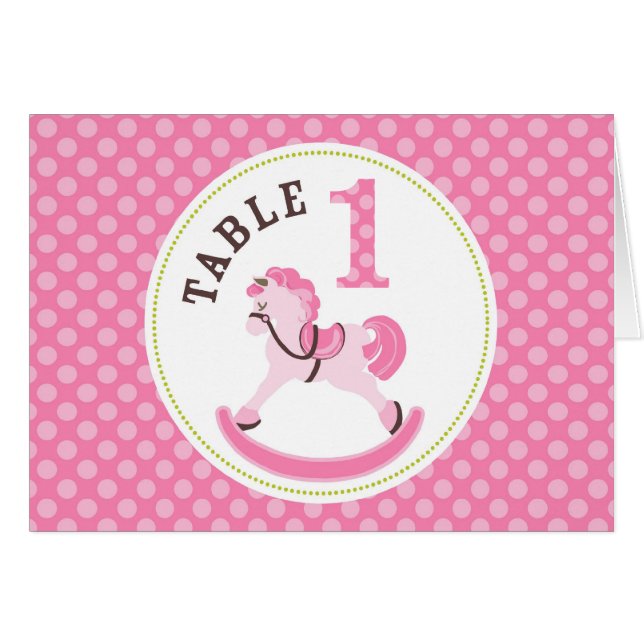 Rocking Horse Girl Table Card 1 (Front Horizontal)