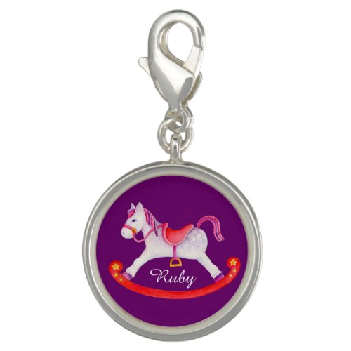 Rocking horse name purple charm