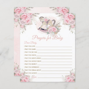 Rocking Horse Pink Pampas Grass Prayers for Baby