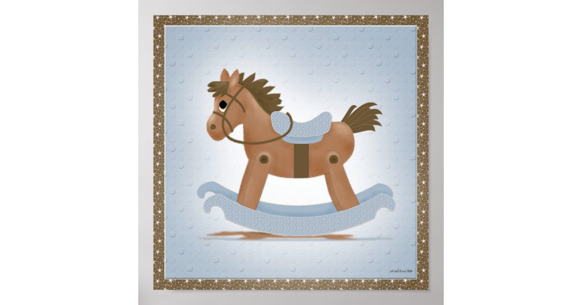 Rocking Horse Poster Zazzle