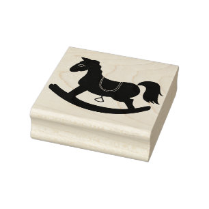 Rocking Horse Rubber Stamp