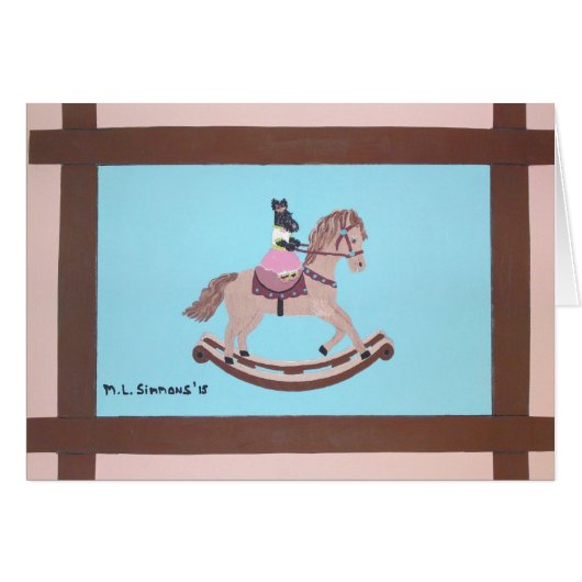 ROCKING HORSE SCOTTIE (Front Horizontal)