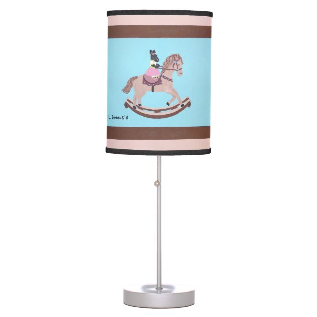 ROCKING HORSE SCOTTIE TABLE LAMP (Front)