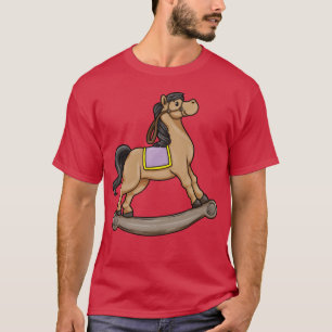 Rocking Horse Seesaw Rocking Chair funny T-Shirt