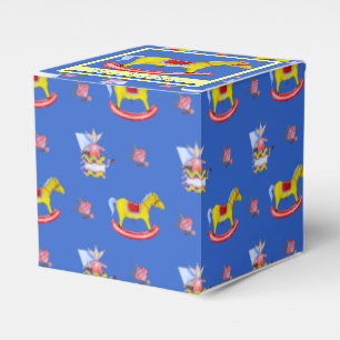 Rocking Horse - Traditional Toys (Primary Colours) Favor Boxes