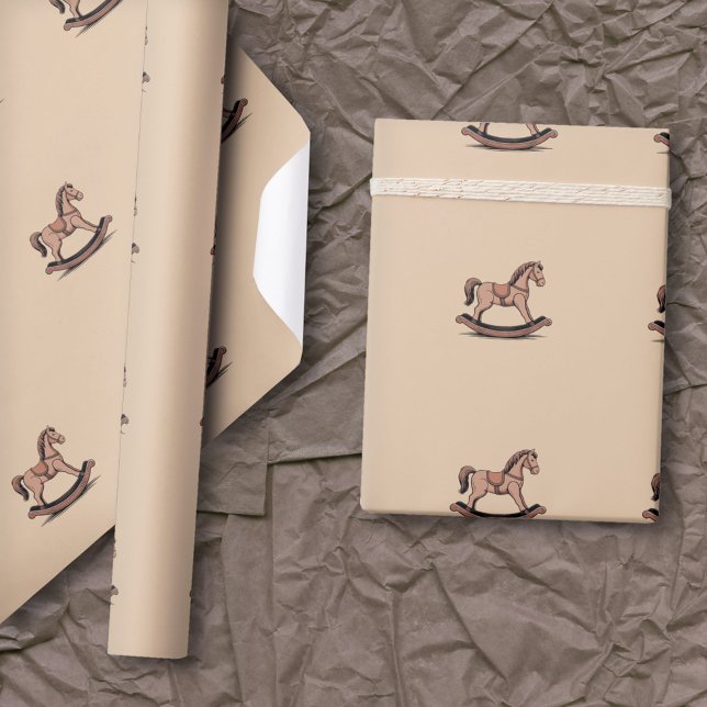 Rocking Horse Wrapping Paper (Rocking Horse Wrapping Paper)